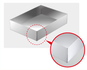 特注サイズを作成　18-8（SUS304） シンプル角容器　角バット　指定のサイズで1個から製作します。