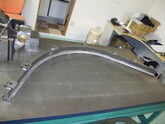 【自動搬送台車用】スチール（鉄）の厚板（t25mm）にレーザー溶接・ロール加工したコーナーレール