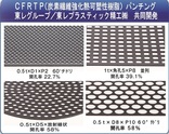 CFRTP（炭素繊維強化熱可塑性樹脂）パンチング 