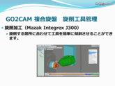 GO2cam 複合旋盤　旋削工具管理 部品加工用CAD/CAM