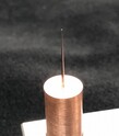 微細加工　ピンゲート電極　先端径φ0.2　銅　MC加工