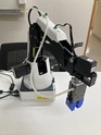 ロボットアームで社名を書きました