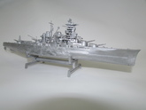 消失鋳造でアルミ戦艦模型を作る