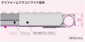 低床ワイドプラコン、ローラー、プラコン、パイプ、イレクター