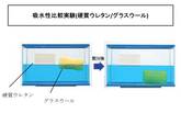 硬質ウレタンの基礎知識 吸水性 吸水性比較実験(硬質ウレタン/グラスウール)