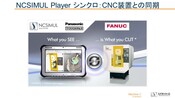 NCSIMUL、FANUC、Panasonicとコラボレーション紹介