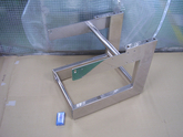 検査機器フレーム溶接構造 （SUS304／バフ研磨）