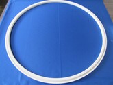 PTFE　大型製品　バルブシート　製作　φ800　 （ガラス繊維20%入りPTFE）