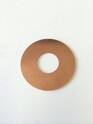 薄板銅材のワイヤーカット加工（ｔ０．８）ドーナツ形状、スペーサー、シム、止水板、抗菌、シール材、試作、量産、材質Ｃｕ、薄板ばね