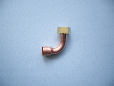 銅管　ろう付け　溶接用　銅管アダプター　Ｌ型