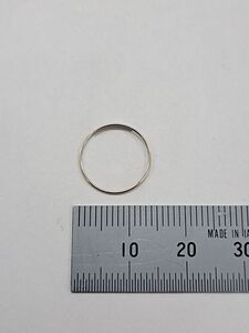 ばね指数(25)の大きなリングを製作